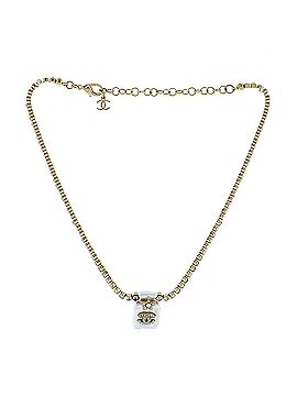 Chanel CC Star Perfume Bottle Pendant Necklace Metal with Resin and Crystals (view 1)
