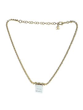 Chanel CC Star Perfume Bottle Pendant Necklace Metal with Resin and Crystals (view 2)