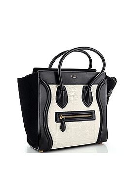 Céline Bicolor Luggage Bag Leather Micro (view 2)