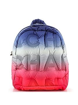 Chanel Doudoune Backpack Embossed Nylon Medium (view 1)