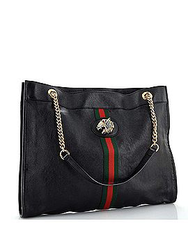 Gucci Rajah Chain Tote Leather Large (view 2)