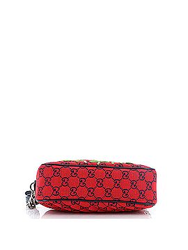 Gucci GG Marmont Shoulder Bag Embroidered Diagonal Quilted GG Canvas Small (view 2)