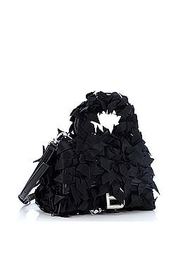 Balenciaga Hourglass Top Handle Bag Satin Ribbon Embellished XS (view 2)
