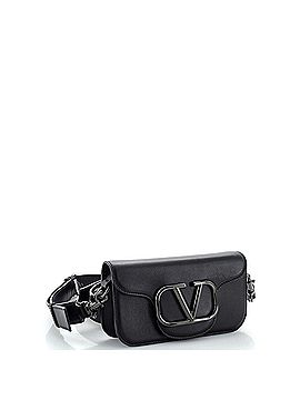 Valentino Garavani VLogo Flap Shoulder Bag Leather Mini (view 2)
