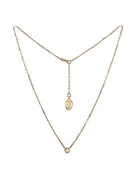 Cartier D'Amour Heart Pendant Necklace 18K Rose Gold with Diamond (view 2)