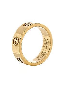 Cartier Love Band Ring 18K Yellow Gold (view 2)