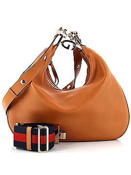 Gucci Attache Shoulder Bag Leather Large (view 2)