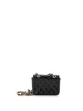 Chanel CC Chain Belt Bag Quilted Shiny Aged Calfskin (view 2)
