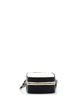 Chanel CC Make-Up Box Clutch with Chain Quilted Lambskin and Metal Small (view 2)