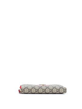 Gucci Zip Around Wallet GG Coated Canvas with Applique (view 2)