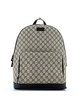 Gucci Zip Pocket Backpack GG Coated Canvas Medium (view 1)