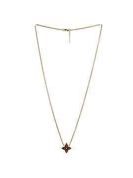 Louis Vuitton Color Blossom Star Pendant Necklace 18K Yellow Gold with Tigers Eye (view 2)