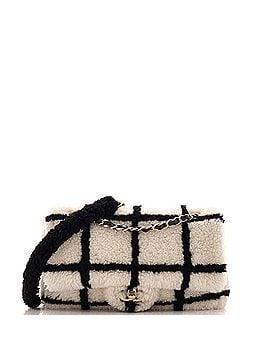 Chanel CC Flap Bag Square Printed Shearling Large (view 1)
