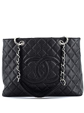 Chanel Grand Shopping Tote Quilted Caviar XL (view 1)