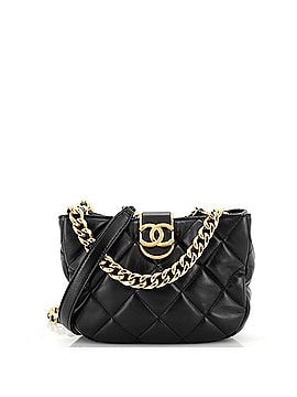 Chanel CC Chain Hobo Quilted Lambskin Small (view 1)
