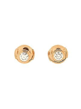 Cartier D'amour Stud Earrings 18K Rose Gold and Diamond Medium (view 1)
