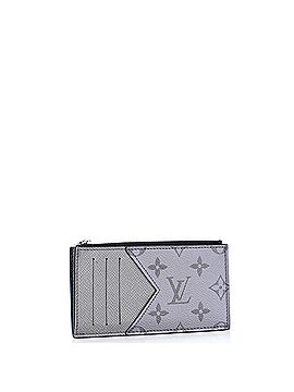 Louis Vuitton Coin Card Holder Monogram Taigarama (view 2)