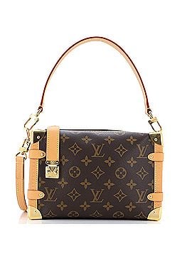 Louis Vuitton Side Trunk Handbag Monogram Canvas MM (view 1)