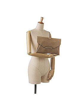 Givenchy Medium Embossed Antigona Envelope Clutch Bag (view 2)