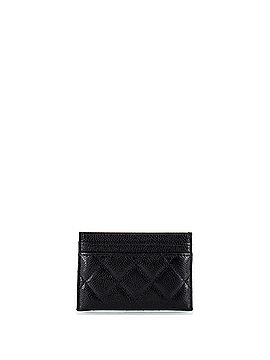 Chanel Classic Card Holder Quilted Caviar (view 2)