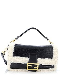 Fendi Baguette NM Bag Shearling and Leather Large (view 1)
