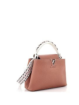 Louis Vuitton Capucines Bag Leather with Woven Detail BB (view 2)