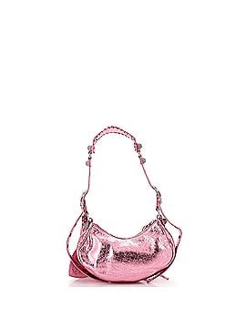 Balenciaga Le Cagole Giant Studs Shoulder Bag Leather with Crystals XS (view 2)