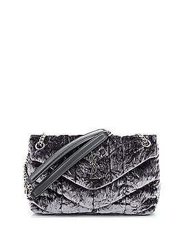 Saint Laurent Loulou Puffer Shoulder Bag Quilted Velvet Small (view 1)