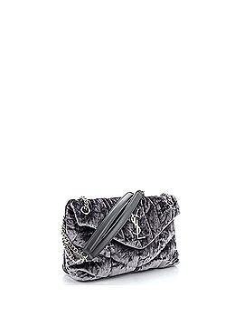 Saint Laurent Loulou Puffer Shoulder Bag Quilted Velvet Small (view 2)