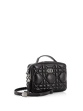 Christian Dior Caro Box Bag with Chain Macrocannage Quilt Calfskin (view 2)