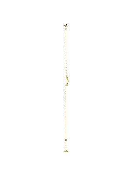 Tiffany & Co. T Smile Chain Bracelet 18K Yellow Gold with Diamonds Mini (view 2)