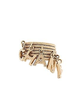 Chanel Letters Stackable 6 Ring Set Metal (view 1)