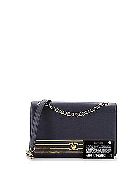 Chanel Captain Gold Flap Bag Embroidered Caviar Medium (view 2)
