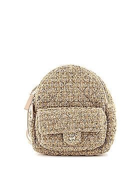 Chanel CC Pocket Backpack Quilted Tweed Mini (view 1)