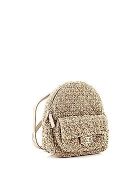 Chanel CC Pocket Backpack Quilted Tweed Mini (view 2)