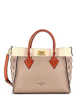 Louis Vuitton On My Side Tote Monogram Tuffetage Leather MM (view 1)