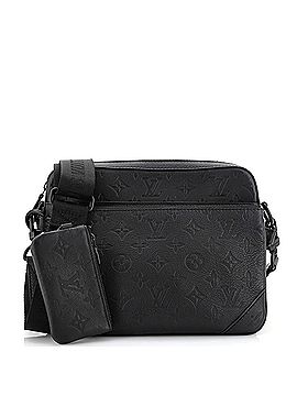 Louis Vuitton Trio Messenger Bag Monogram Shadow Leather (view 1)