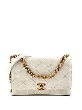 Chanel Bracelet On Chain Flap Bag Quilted Caviar Small (view 1)