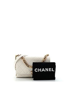 Chanel Bracelet On Chain Flap Bag Quilted Caviar Small (view 2)