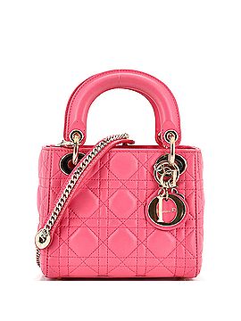 Christian Dior Lady Dior Chain Bag Cannage Quilt Lambskin Mini (view 1)