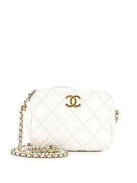 Chanel My Perfect Adjustable Chain Camera Bag Quilted Lambskin with Pearls Small (view 1)