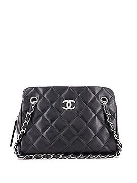 Chanel Vintage CC Chain Bowling Bag Quilted Lambskin Medium (view 1)