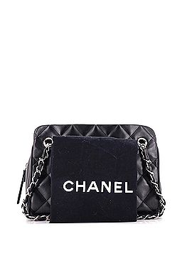 Chanel Vintage CC Chain Bowling Bag Quilted Lambskin Medium (view 2)