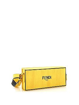 Fendi Logo Horizontal Box Crossbody Bag Leather (view 2)