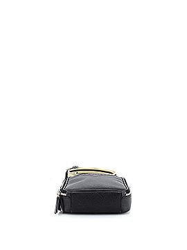 Prada Vertical Zip Around Logo Shoulder Bag Saffiano with Jacquard (view 2)