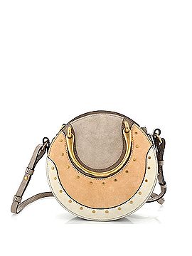 Chloé Pixie Crossbody Bag Studded Suede and Leather Small (view 1)