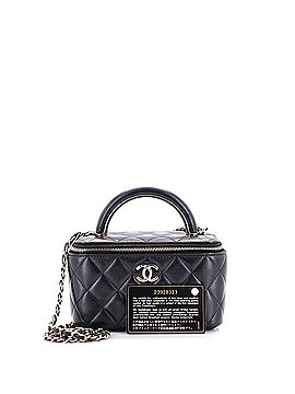 Chanel Charming Handle Vanity Case with Chain Quilted Lambskin Small (view 2)