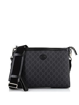 Gucci Interlocking G Patch Wristlet Messenger Bag GG Coated Canvas Small (view 1)