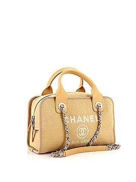 Chanel Deauville Bowling Bag Canvas Small (view 2)