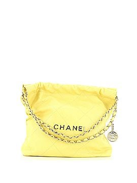 Chanel 22 Chain Hobo Quilted Caviar Small (view 1)